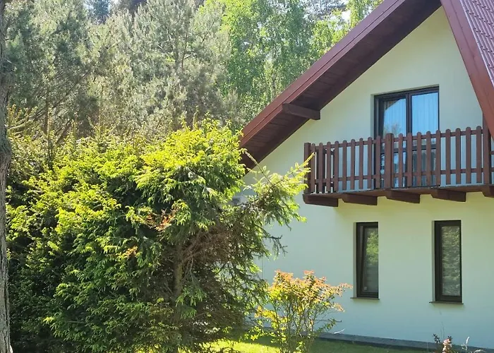 בקתה Dom Przy Lesie. אוסטרובו